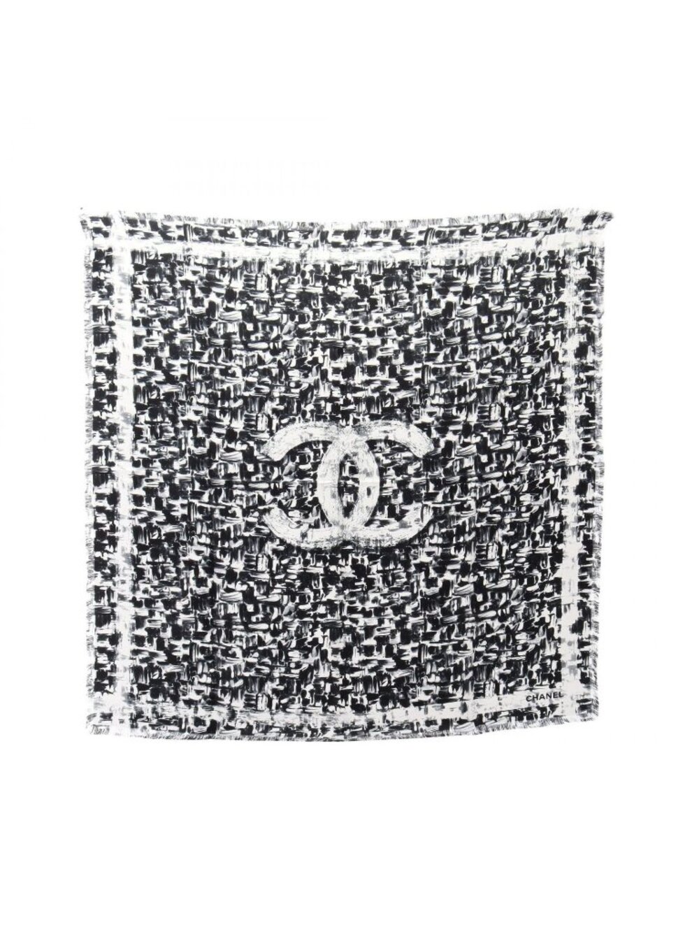 Chanel Scarf CC Logo Silk